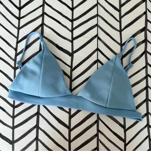 SHEIN Size L Light Blue Triangle Top Low Rise Bikini Set - Picture 1 of 6